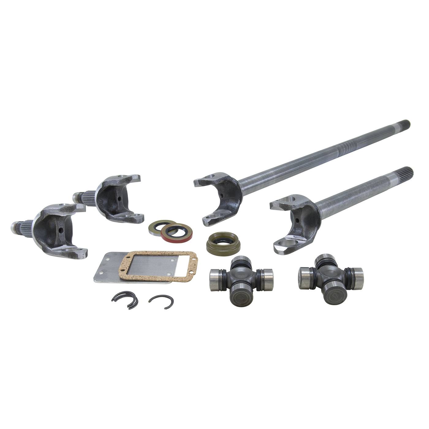 Yukon Chromoly Front Axle & Zip Locker Kit for Jeep TJ, XJ, YJ & ZJ 30-Spl  | YA W24160-YZL | Yukon Gear & Axle