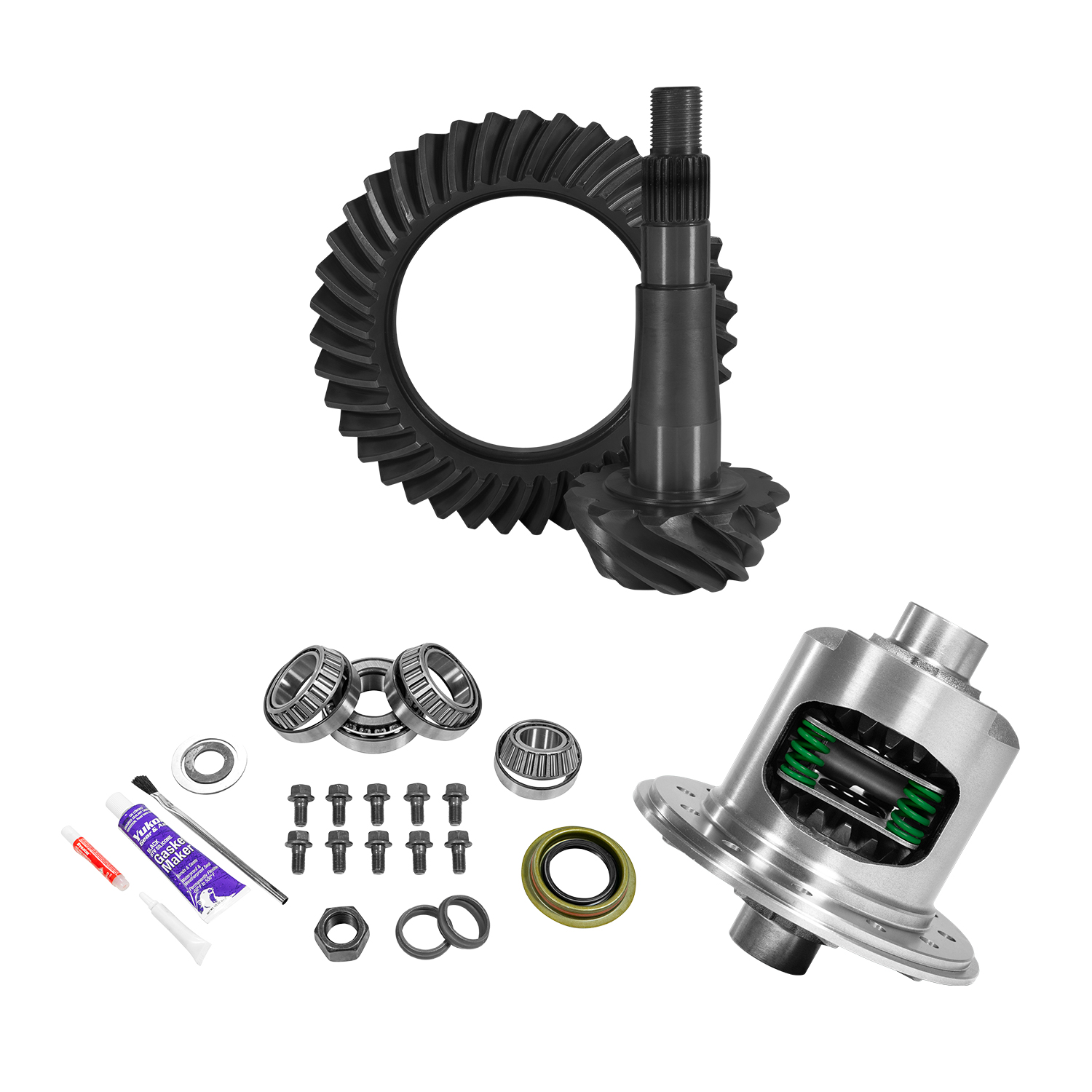 8.25"/ 213mm CHY 3.73 Rear Ring & Pinion, Install Kit, 29 Spline Posi, 