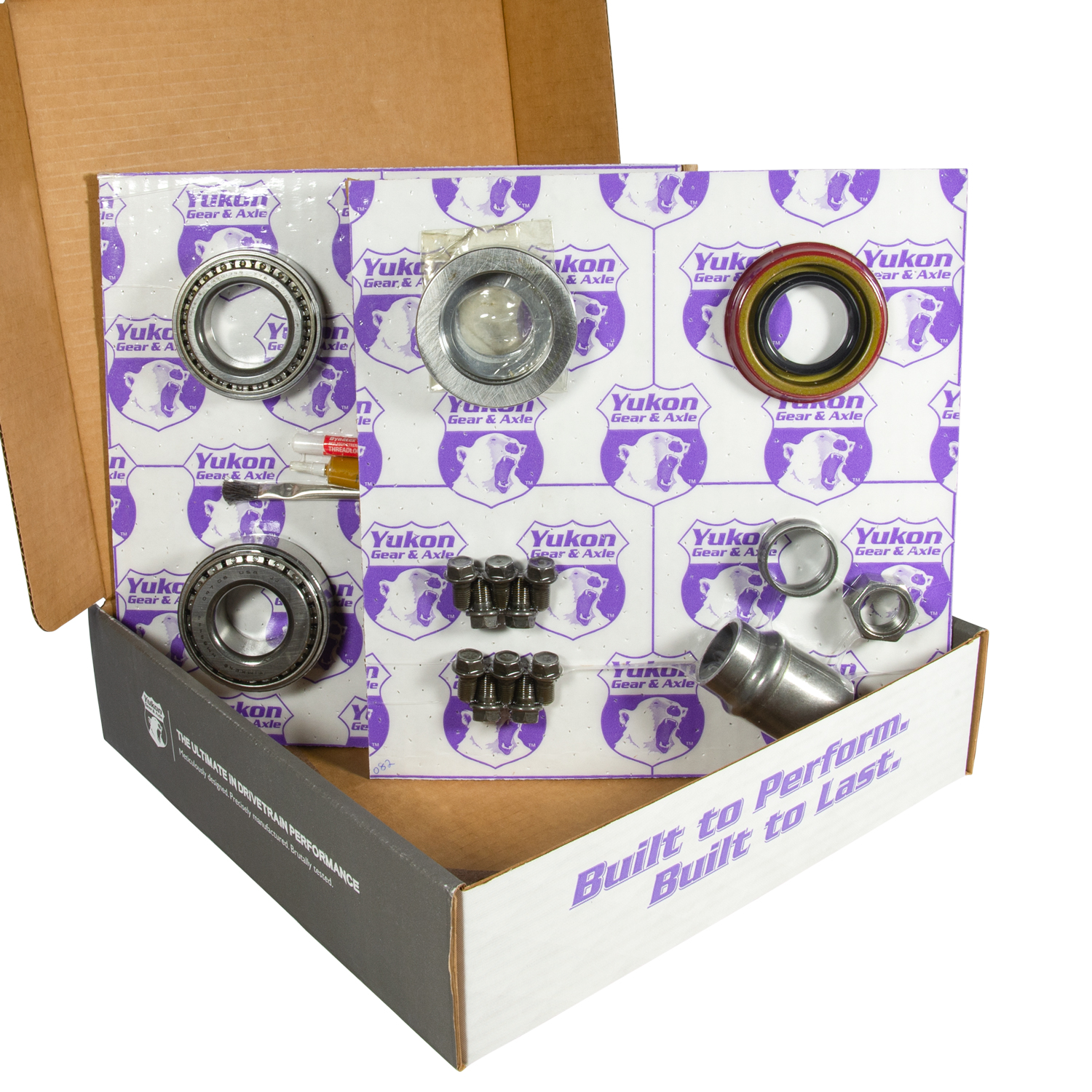 8.2" GM 3.55 Rear Ring & Pinion, Install Kit, 2.25" OD Axle Bearings & Seals 