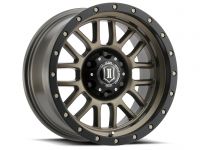 ICON Alloys Alpha, Bronze, 17 x 8.5 / 17 x 8.5 / 6 x 5.5, 0mm Offset, 4.75" BS