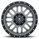 ICON Alloys Alpha, Gun Metal, 20 x 9 / 5 x 150, 16mm Offset, 5.625" BS