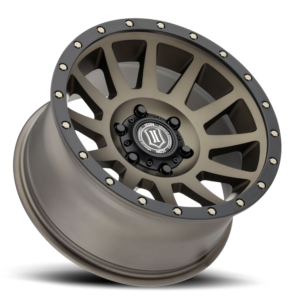 ICON Alloys Compression, Bronze, 18 x 9 / 6 x 5.5, 0mm Offset, 5" BS