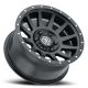 ICON Alloys Compression, Satin Black, 18 x 9 / 6 x 5.5, 0mm Offset, 5" BS