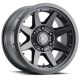 ICON Alloys Rebound Pro, Satin Black, 17 x 8.5 / 6 x 5.5, 0mm Offset, 4.75" BS