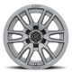 ICON Alloys Vector 6, Titanium, 17 x 8.5 / 6 x 5.5, 0mm Offset, 4.75" BS