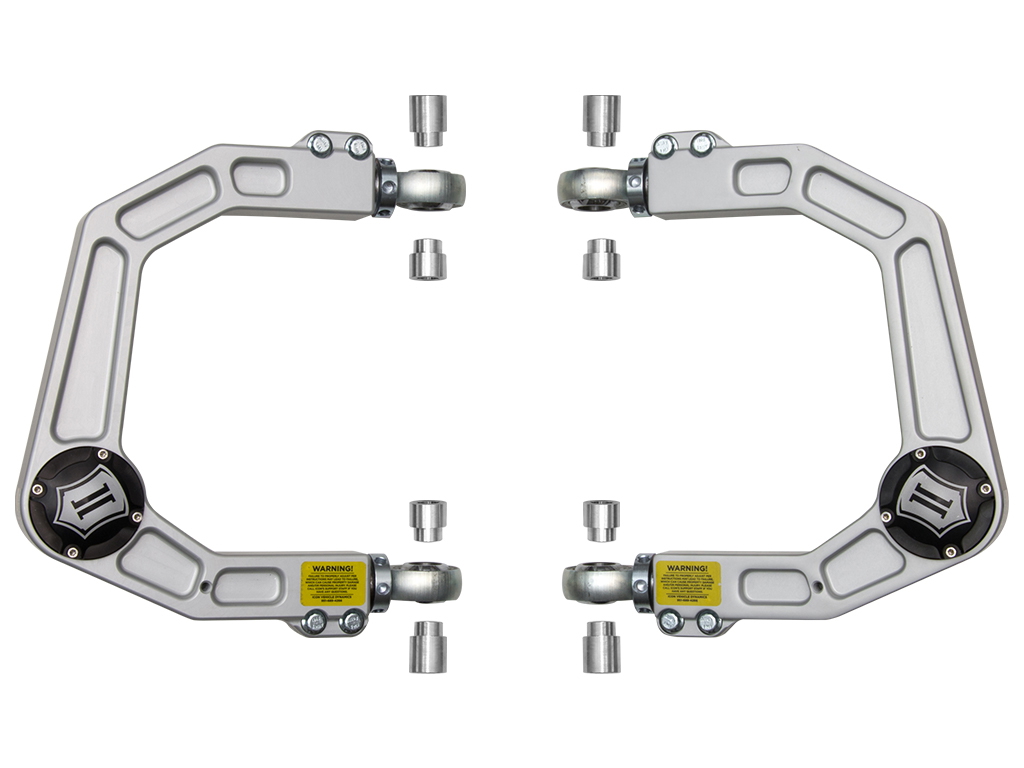 ICON 2005-2023 Toyota Tacoma, Billet Front Upper Control Arm w/ Delta Joint Kit