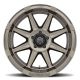 ICON Alloys Bandit, Gloss Bronze, 20 x 10 / 6 x 5.5, -24mm Offset, 4.5" BS