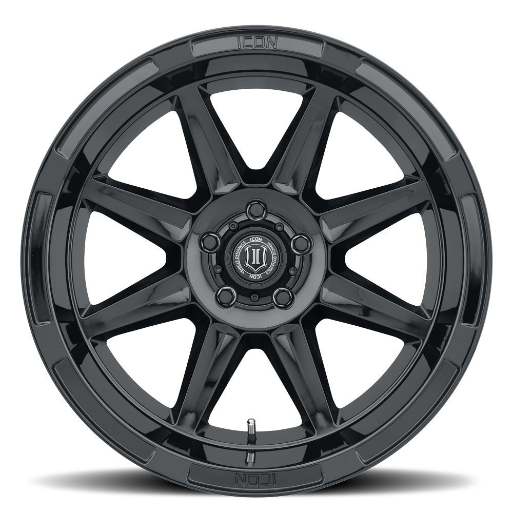 ICON Alloys Bandit, Gloss Black, 20 x 10 / 6 x 5.5, -24mm Offset, 4.5" BS