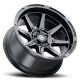 ICON Alloys Bandit, Gloss Black, 20 x 10 / 6 x 5.5, -24mm Offset, 4.5" BS