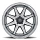 ICON Alloys Bandit, Gun Metal, 20 x 10 / 6 x 5.5, -24mm Offset, 4.5" BS