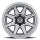 ICON Alloys Rebound SLX, Charcoal, 17 x 8.5 / 6 x 5.5, 0mm Offset, 4.75" BS