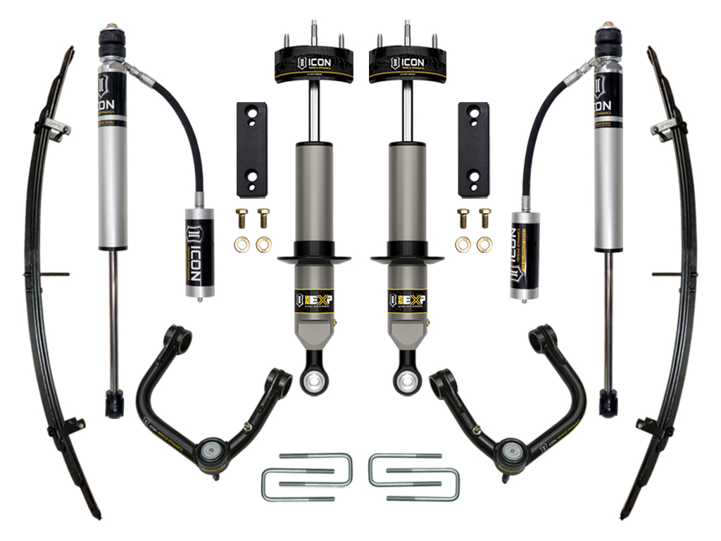 ICON 2005-2023 Toyota Tacoma, 0-2" Lift, Stage 3 EXP Suspension System, Tubular UCA