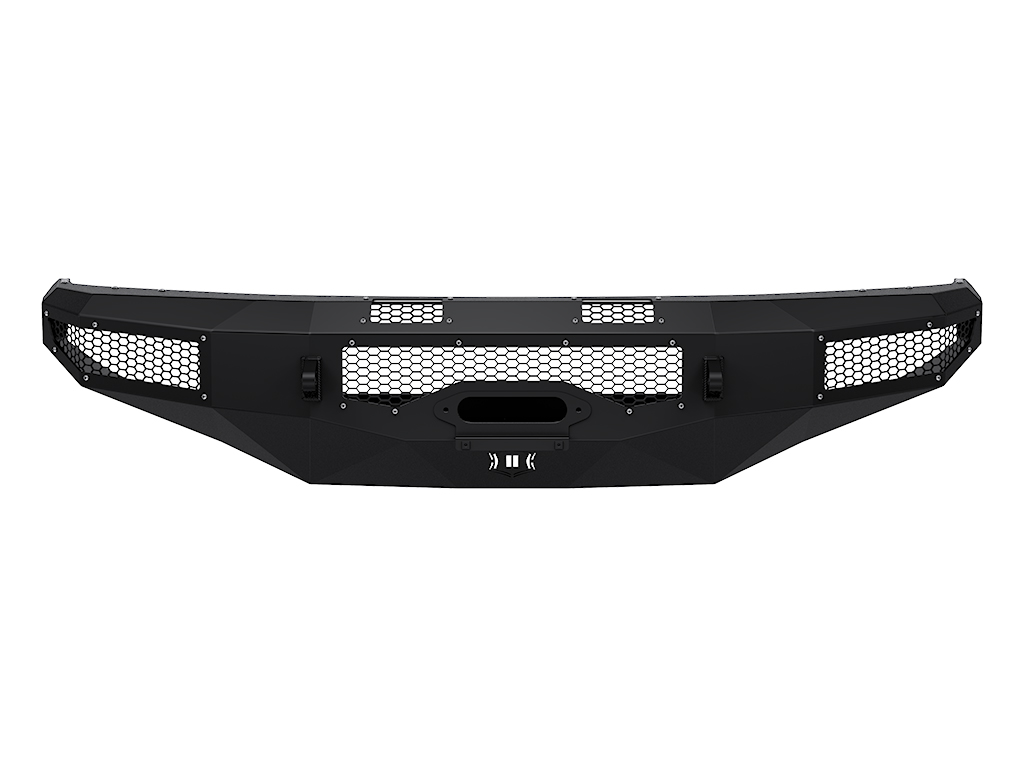 ICON Impact 17-22 Ford Super Duty Pro Series Winch Front Bumper