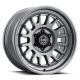 ICON Alloys Anza, Gun Metal, 17 x 8.5 / 6 x 5.5, 0mm Offset, 4.75" BS