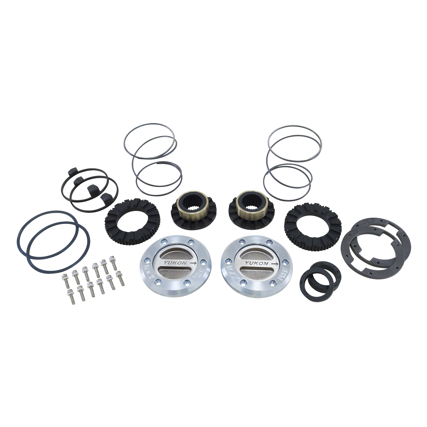 YHC70011 Locking Hub Kit for Ford Superduty - Yukon Gear & Axle D60SD 35spl Hardcore Locking Hub Set