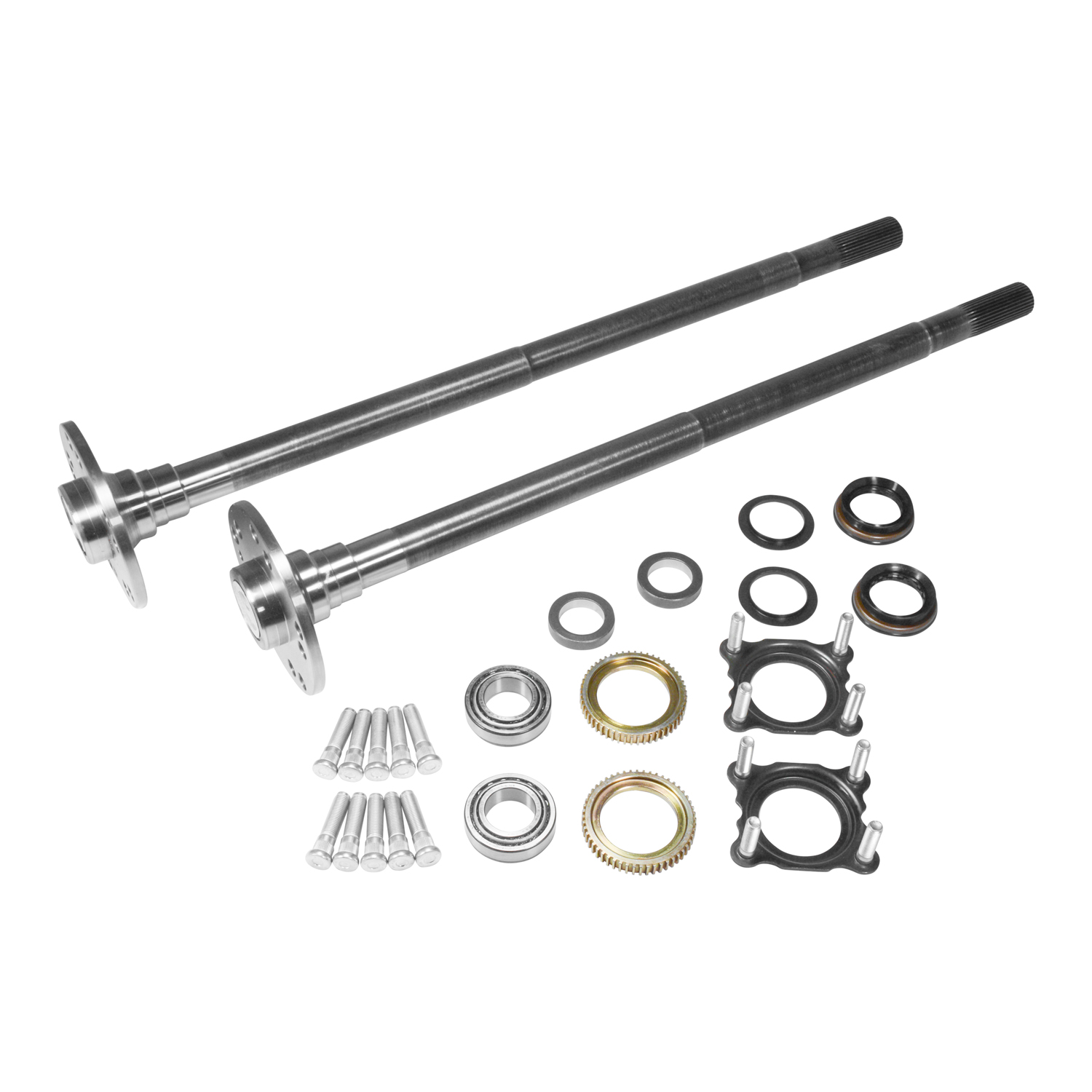 Yukon Chromoly Rear Axle Kit, D44, JL Rubicon, Narrow Track w/e-Locker, 2 Sides 