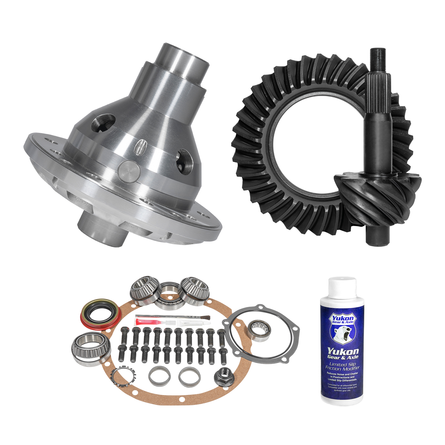 Yukon Muscle Car Limited Slip & Re-Gear Kit for Ford 9”, 28 spline, 3.25 ratio 