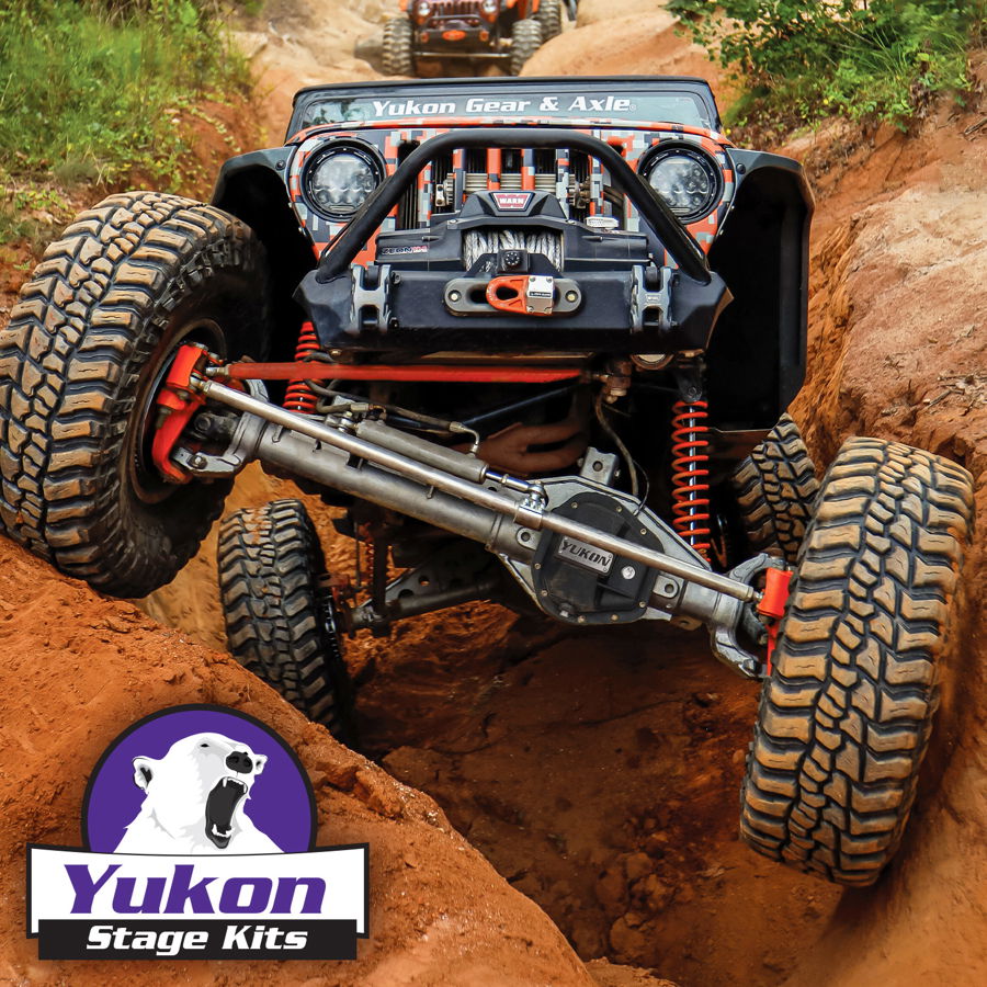 Yukon Stage 4 Jeep JK Re-Gear Kit w/Covers Fr & Rr Axles, Dana 44, 5.38 Ratio
