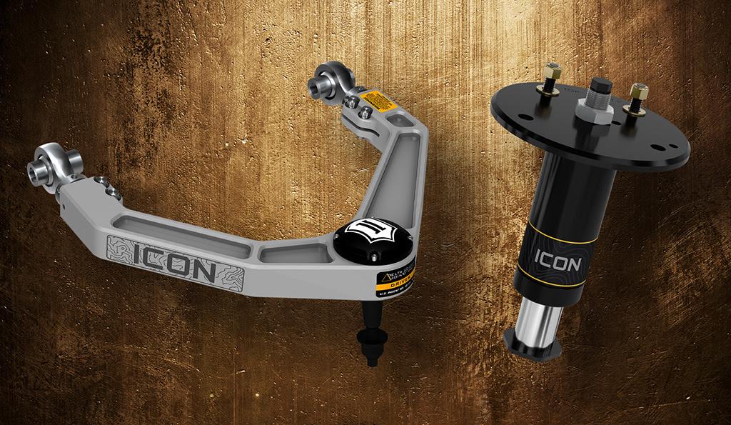 New for ICON: 2021-'23 RAM TRX Billet UCAs with Delta Joint Pro & Rear 2.5 Hydraulic Bumpstop Kit