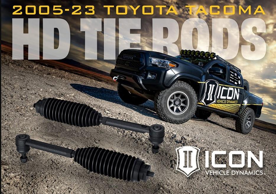 NEW: 2005-2023 Toyota Tacoma Heavy Duty Tie Rods